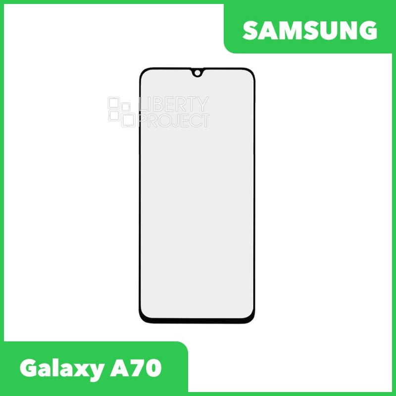 G+OCA PRO стекло для переклейки Samsung A705F Galaxy A70 (черный)