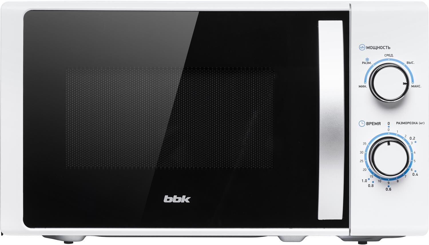 Микроволновая печь BBK 20MWS-711M/WS белый/серебро