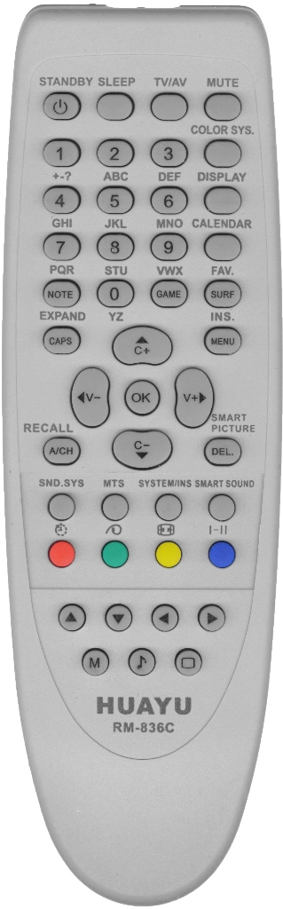 Универсальный пульт Huayu для Philips RM-836C