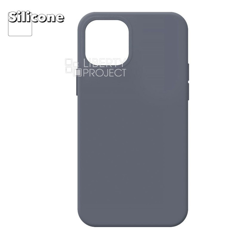 Силиконовый чехол для iPhone 12/12 Pro "Silicone Case" (Dark blue) 8