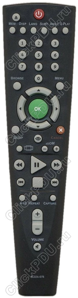 Пульт Huayu RC026-07R для DVD плеера BBK
