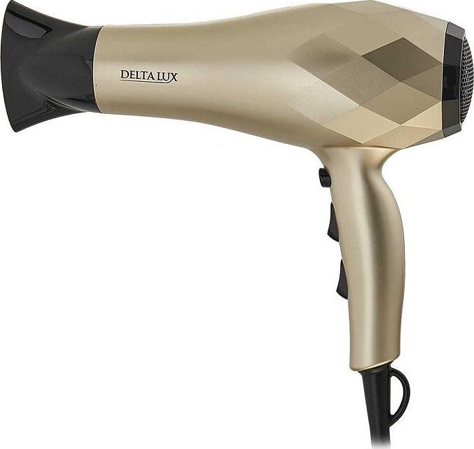 Фен DELTA LUX DL-0941 gold/black