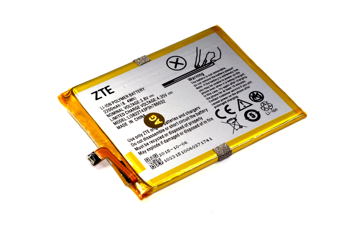 Аккумулятор для ZTE Li3822T43P3h786032/Blade X7/A515 2200 мАч батарея