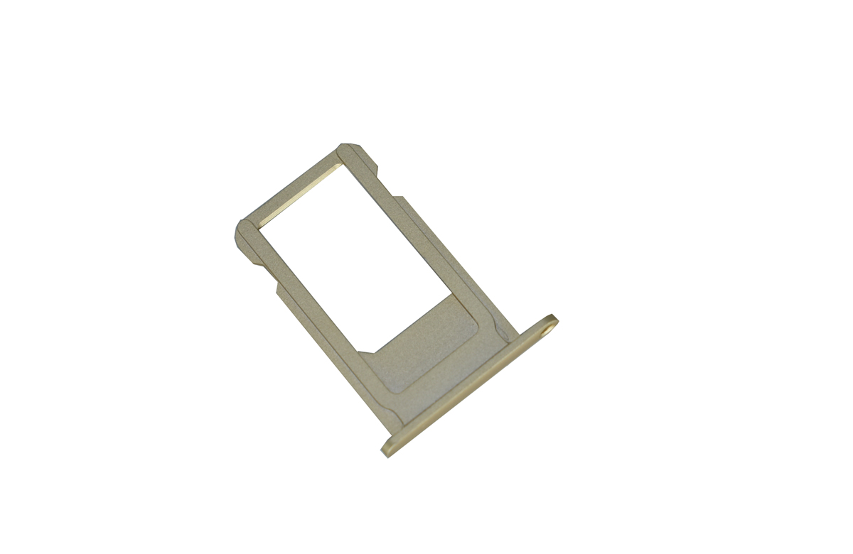 SIM лоток (Держатель сим карты) для iPhone 6S/iPhone 6SP золотой