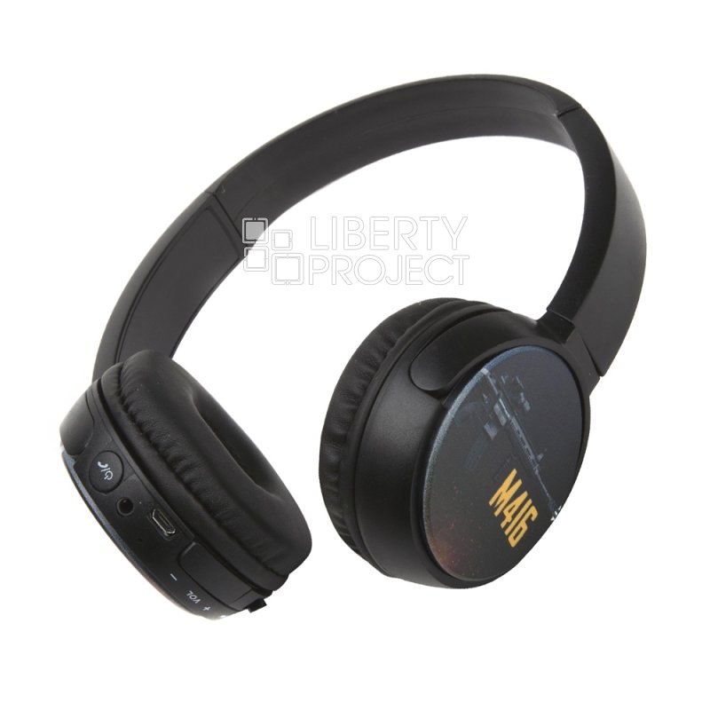 Bluetooth беспроводная гарнитура BATTLEGROUND KR-1000 "M416" (черная)