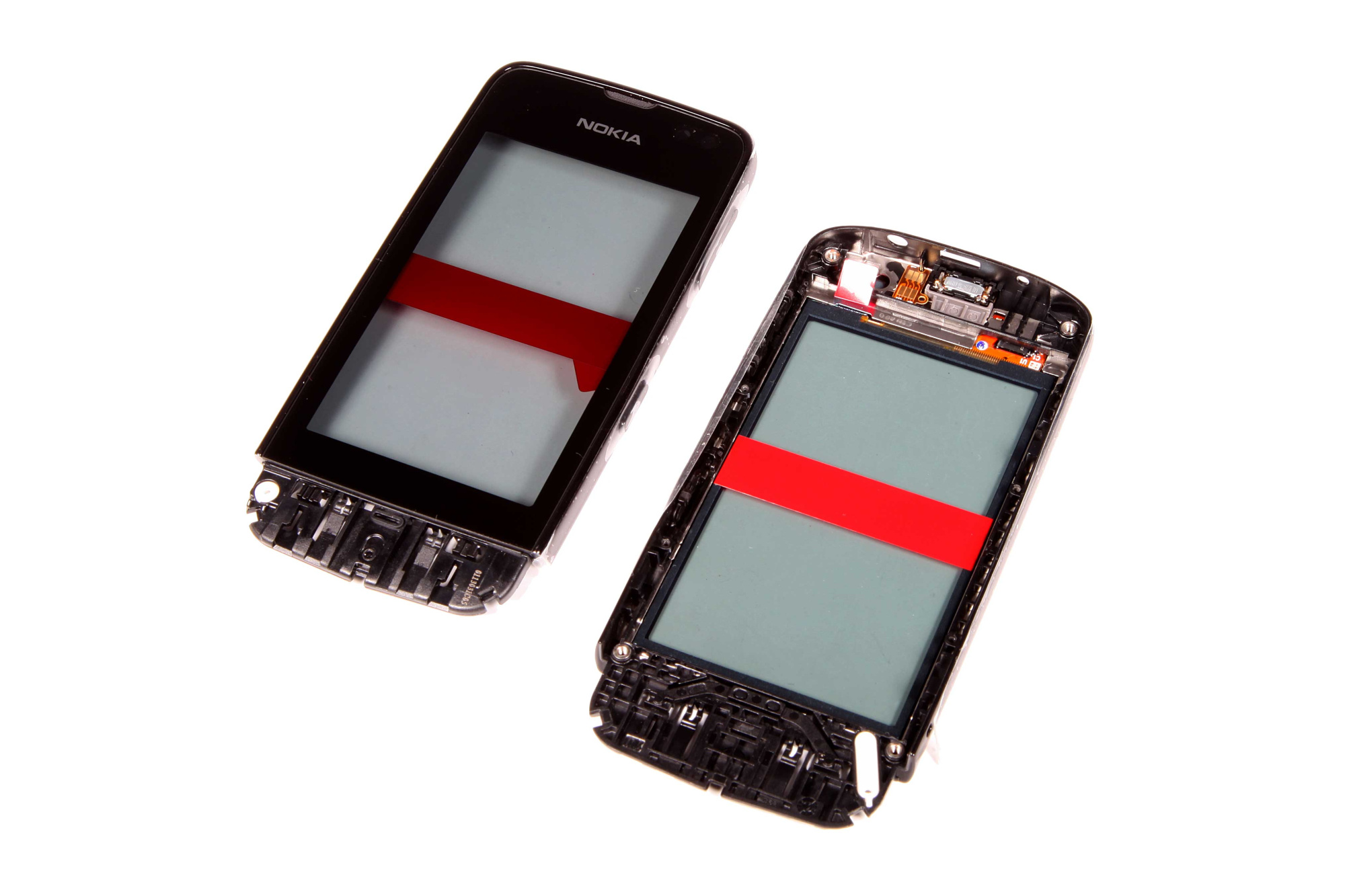 Тачскрин (сенсорное стекло) для Nokia Asha 311 черный ORIG Service