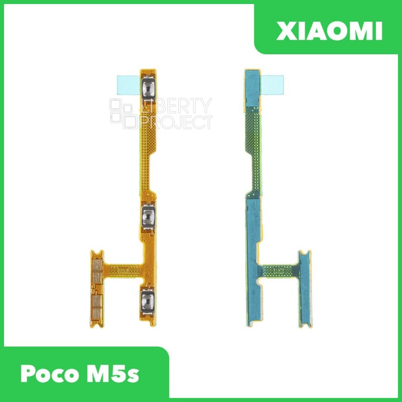 Шлейф/FLC Xiaomi Poco M5s на кнопки громкости/включения