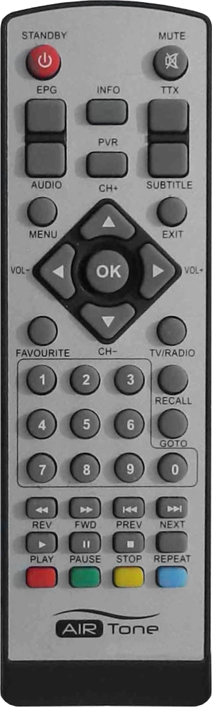 Пульт Airtone DB-2205 для ресивера Airtone