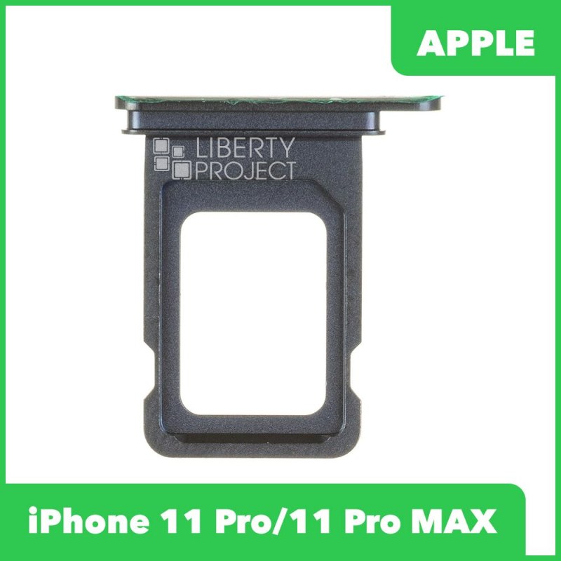 Держатель SIM-карты (сим лоток) iPhone 11 Pro/11 Pro MAX (зеленый)