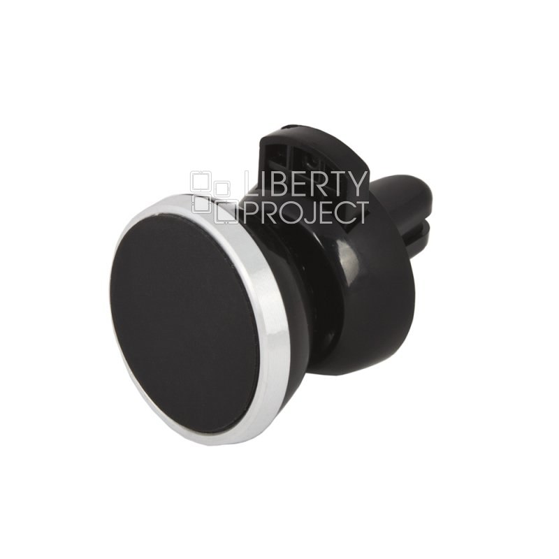 Держатель в автомобиль "Magnetic Air Vent Mount" магнитный в воздуховод (серебряное кольцо/коробка)