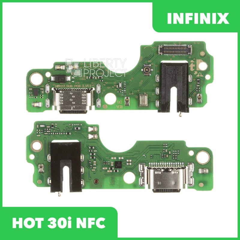 Шлейф/FLC Infinix Hot 30i/Itel S23 (X669/S665LN) на системный разъём/микрофон