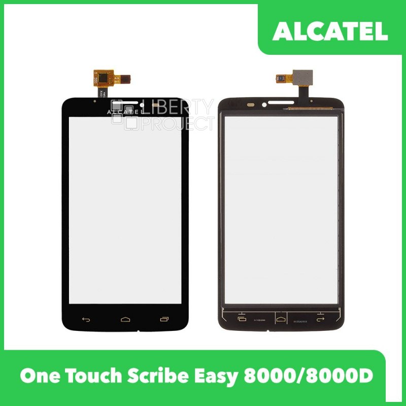 Тачскрин для Alcatel OT8000/8000D Scribe Easy (чёрный)