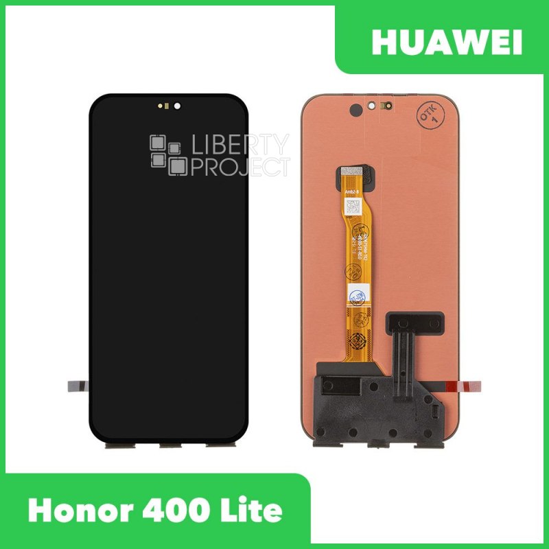 LCD дисплей для Huawei Honor 400 Lite (ABR-NX1) с тачскрином (черный) 100% OR