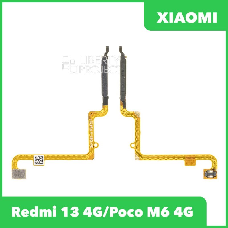 Шлейф/FLC Xiaomi Redmi 13 4G / Poco M6 4G сканер отпечатка пальцев