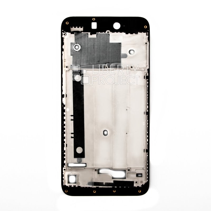 Рамка дисплея (средняя часть) Xiaomi RedMi Note 5a (16Gb) черная
