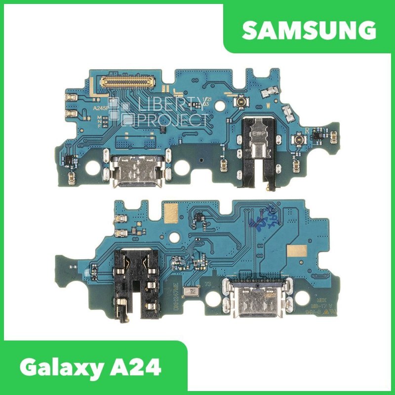 Шлейф/FLC Samsung Galaxy A24 SM-A245 на системный разъём/микрофон, ориг