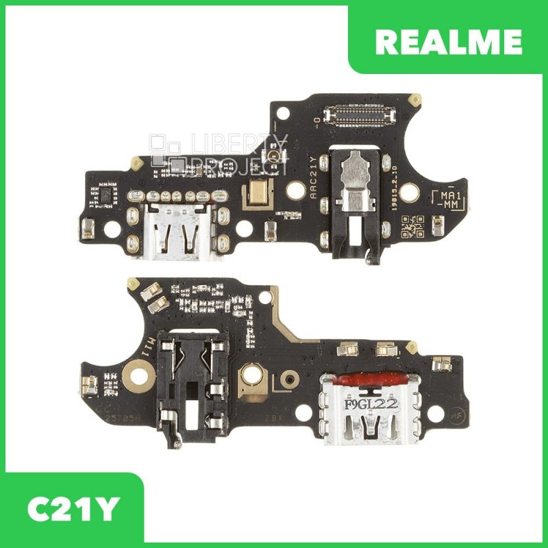Шлейф/FLC Realme C21Y (RMX3261) / C25Y на системный разъём/микрофон