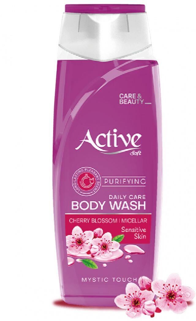 Гель для душа ACTIVE CARE & BEAUTY. Очищение. 400 мл. Pink 532302068