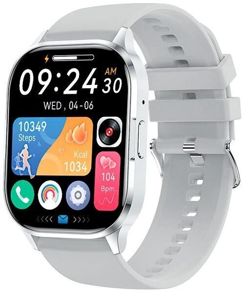 Смарт-часы FONTEL iWatch 10 Amoled, серебристый
