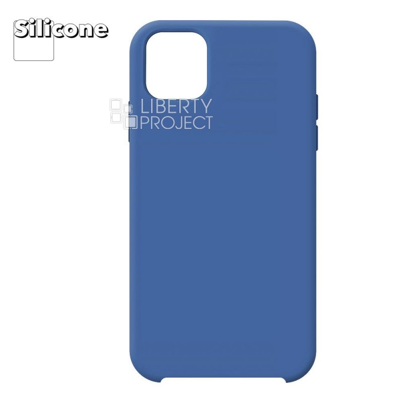 Силиконовый чехол для iPhone 11 "Silicone Case" (темно-синий, блистер) 20