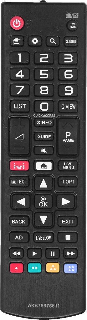 Пульт Huayu AKB75375611 (AKB75095312) для телевизора LG