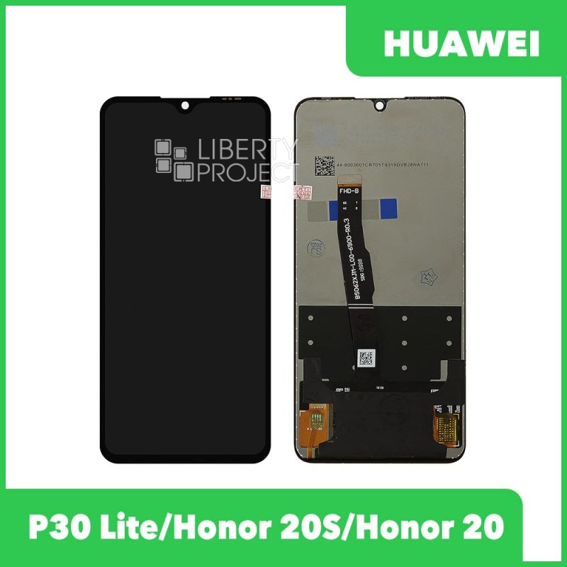 LCD дисплей для Huawei P30 Lite/Honor 20S/Honor 20 Lite с тачскрином (черный) OR LCD