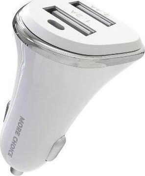 АЗУ MORE CHOICE (4627151192079) AC23 2USB 2.4A белый