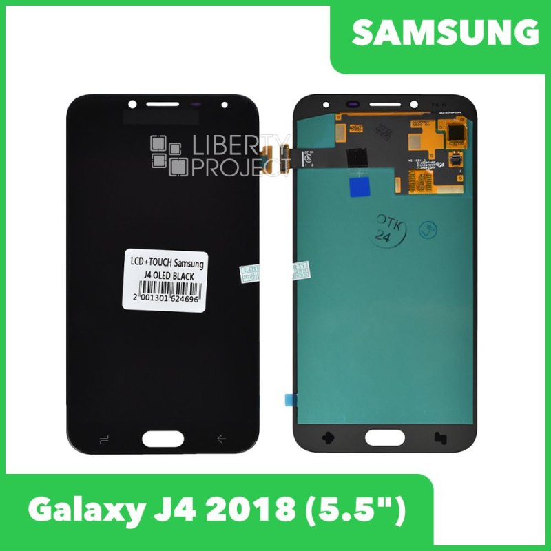 LCD дисплей для Samsung Galaxy J4 2018 SM-J400 в сборе с тачскрином OLED (черный)