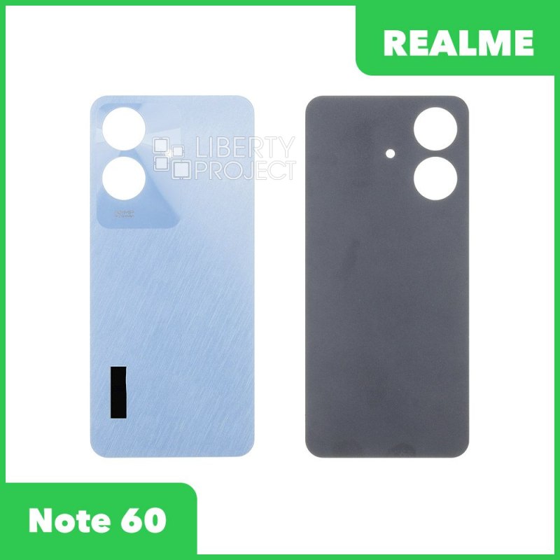 Задняя крышка для Realme Note 60 (голубой)