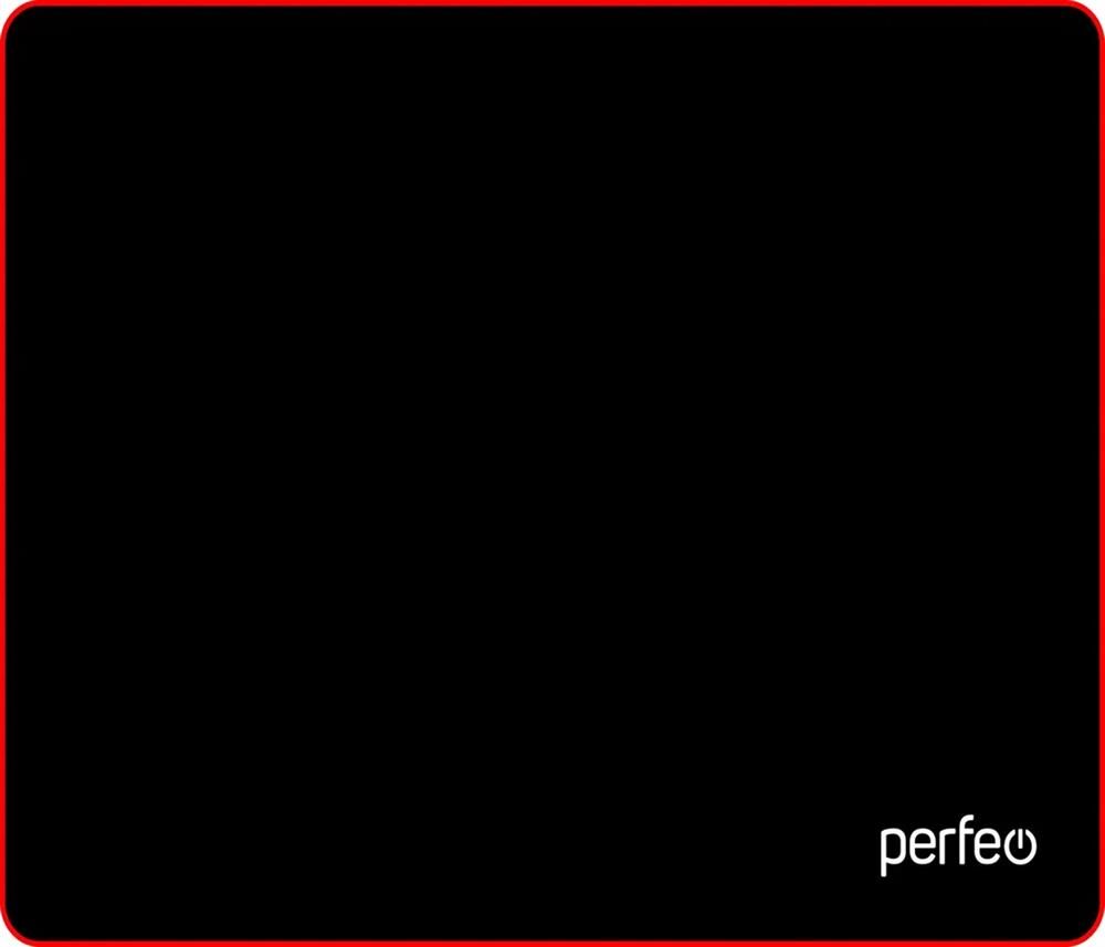 Коврик для компьютерной мыши PERFEO (PF_D0715) "Black" "Красный"