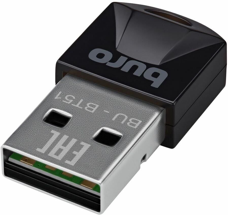 Сетевой адаптер BURO USB BU-BT51 BT5.1+EDR class 1.5 20м черный