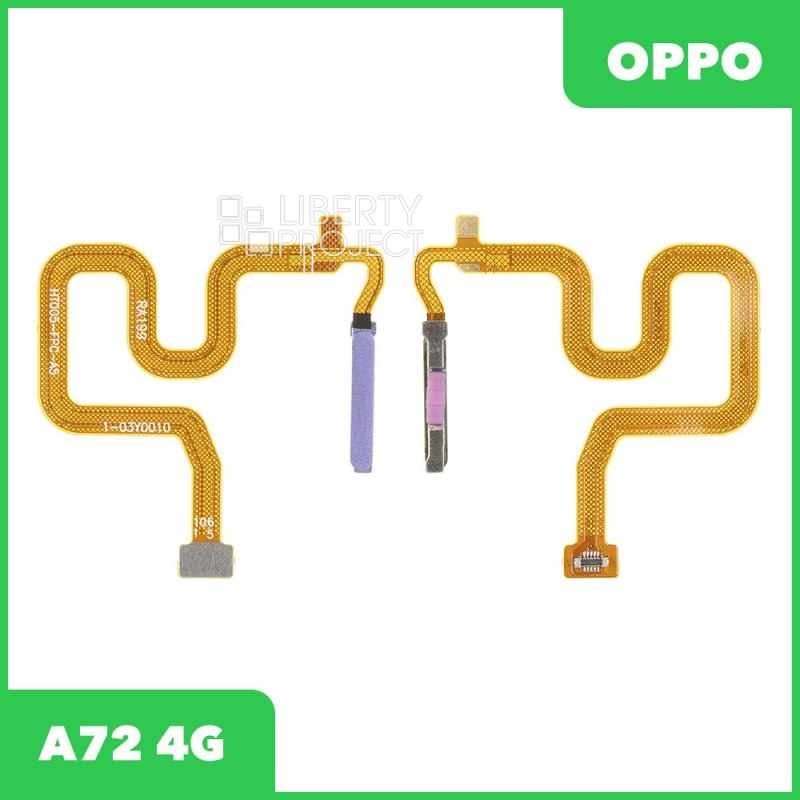 Шлейф/FLC OPPO A72 4G (CPH2067) сканер отпечатка пальца (фиолетовый)