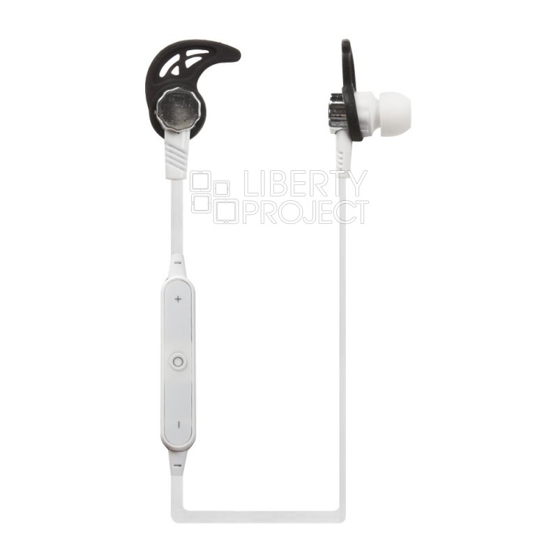 Bluetooth гарнитура BT-11 вставные наушники (белая/коробка)