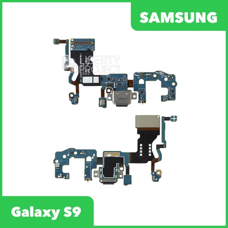 Шлейф/FLC Samsung Galaxy S9 SM-G960 на системный разъём/микрофон