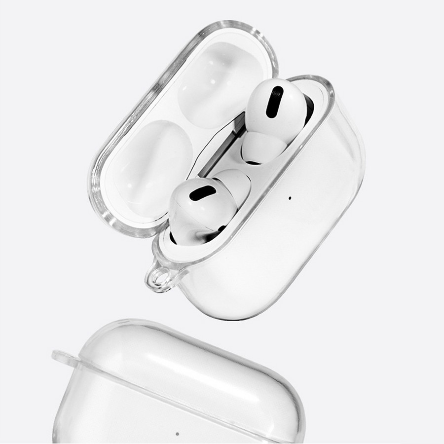 Силиконовый чехол для Apple AirPods Pro прозрачный