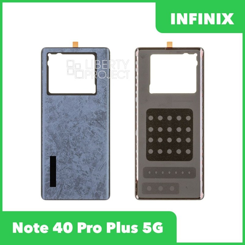 Задняя крышка для Infinix Note 40 Pro + 5G (X6850) (черный)