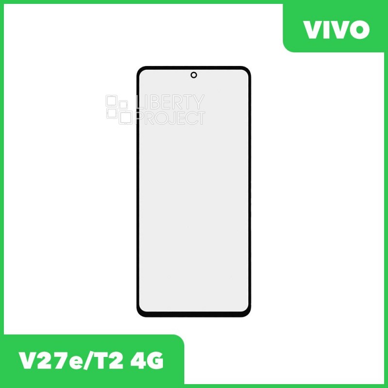 G+OCA PRO стекло для переклейки Vivo V27e / T2 4G (V2237 / V2320) (черный)