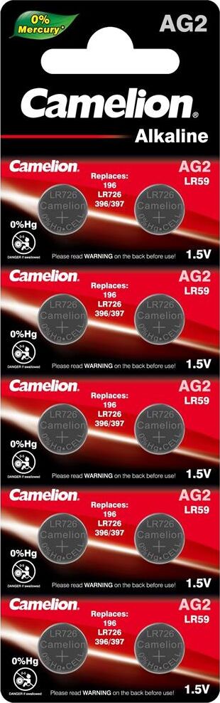 Элементы питания CAMELION (12810) AG2-BP10