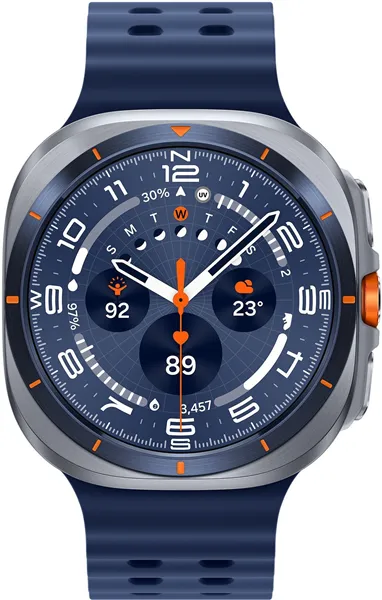 Samsung Galaxy Watch Ultra SM-L705 2025 LTE 47 мм 64Gb titanium blue (синий титан) ремешок blue