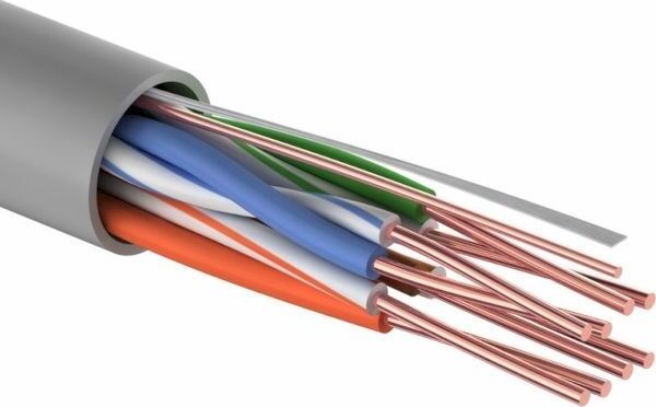 PROCONNECT (01-0043-3) КАБЕЛЬ ВИТАЯ ПАРА ОМЕДНЕННЫЙ, U/UTP, КАТЕГОРИЯ 5E, PVC, 4PR, 24AWG, ВНУТР, СЕРЫЙ, 305 М