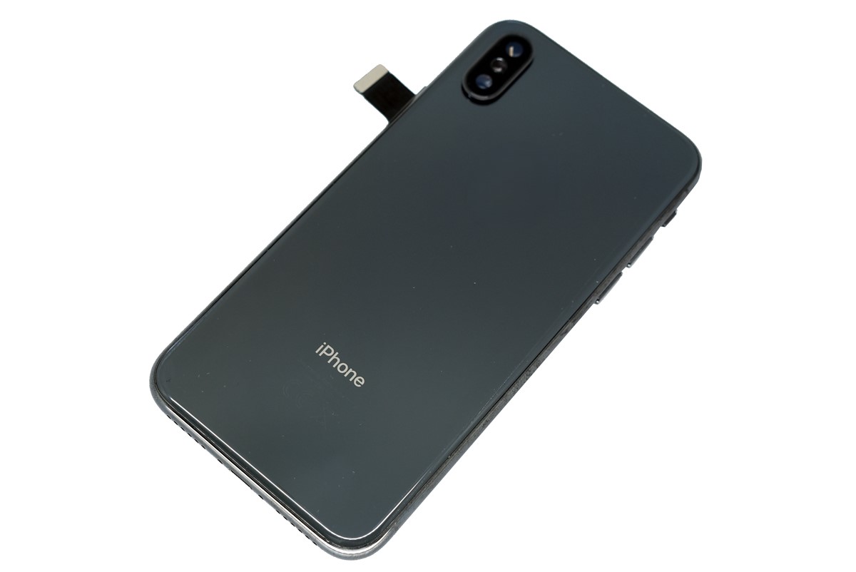 Корпус корпуса для iPhone X черная AAA