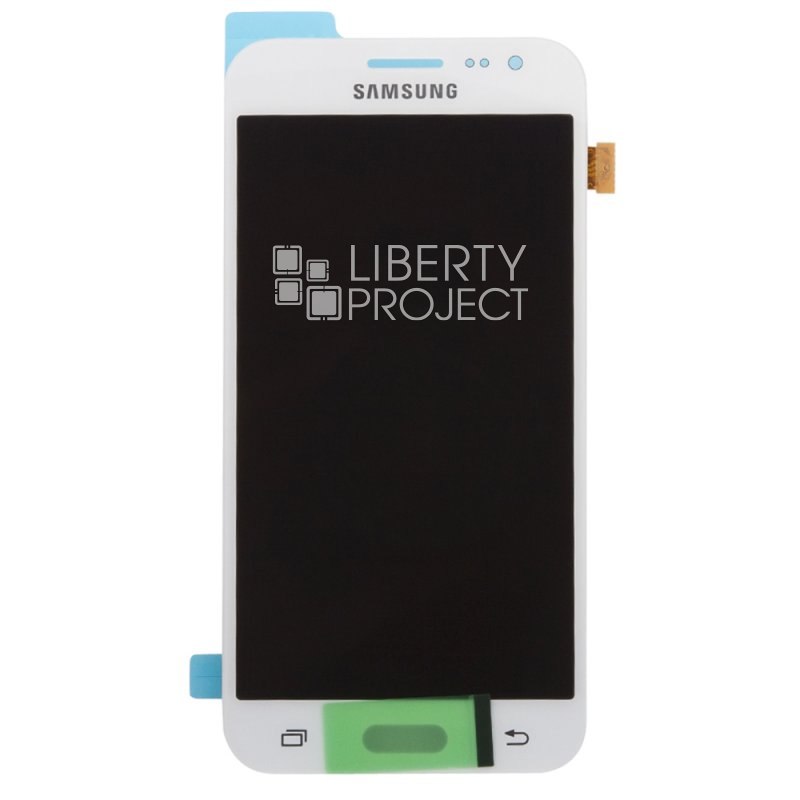 LCD дисплей для Samsung Galaxy J2 2016 SM-J200 GH97-17940A без рамки (белый) 100% OR