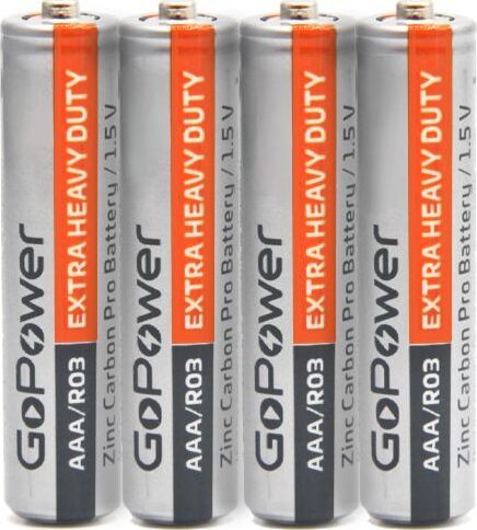 Элементы питания GOPOWER (00-00015593) Extra Heavy Duty AAA/ R03
