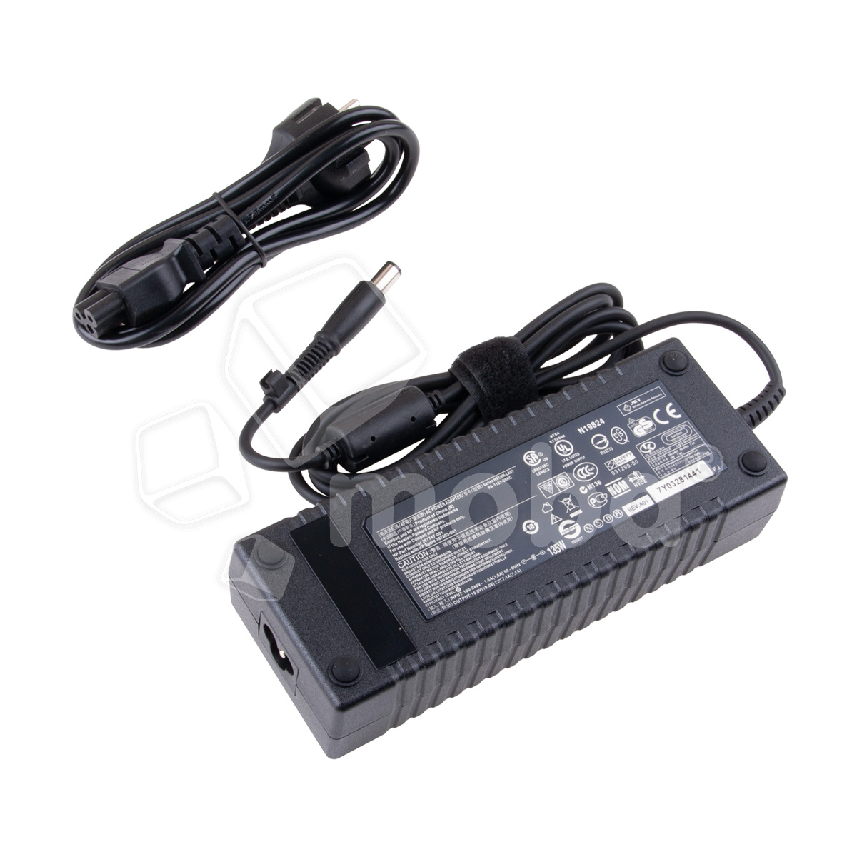 Блок питания (сетевой адаптер) для ноутбука HP 19,5V, 7,1A, 135W (7,4x5,0 с иглой)