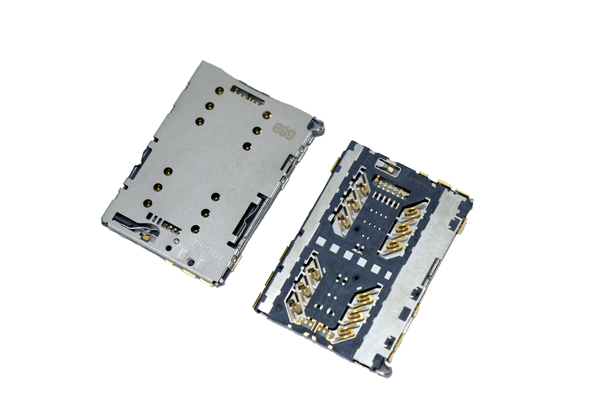 Коннектор SIM-карты (сим), mmc коннектор (S161)