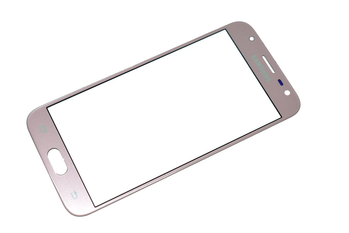 Стекло для переклейки Samsung Galaxy J5 (2017) J530 с OCA пленкой розовый