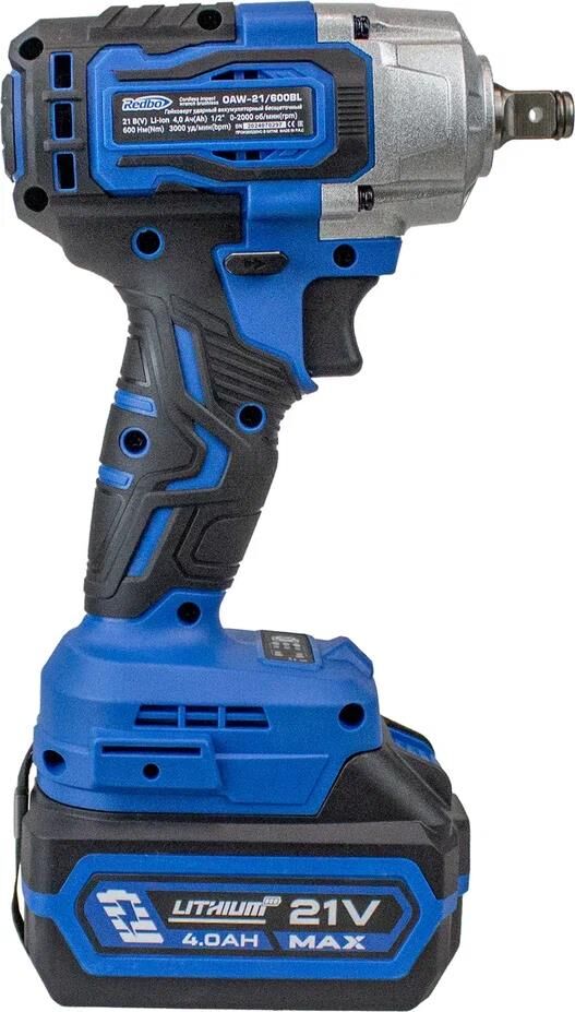 REDBO OAW-21/600BL Акк. Гайковерт ударный бесщеточный (21В., 600Н.м.)