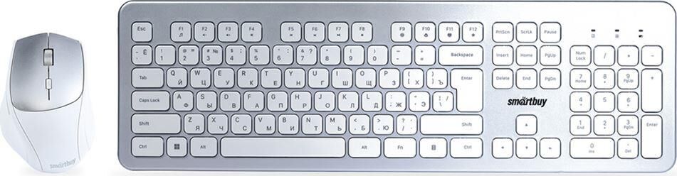 Клавиатура SMARTBUY (SBC-233616AG-SW) 233616AG серебристо-белый