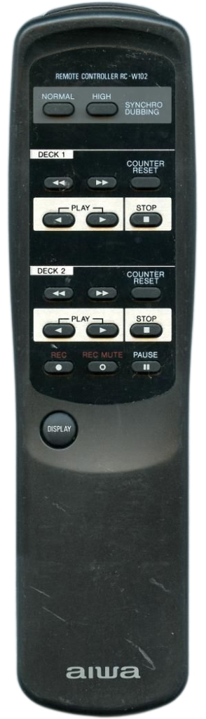 Пульт Aiwa RC-W102 для музыкального центра Aiwa