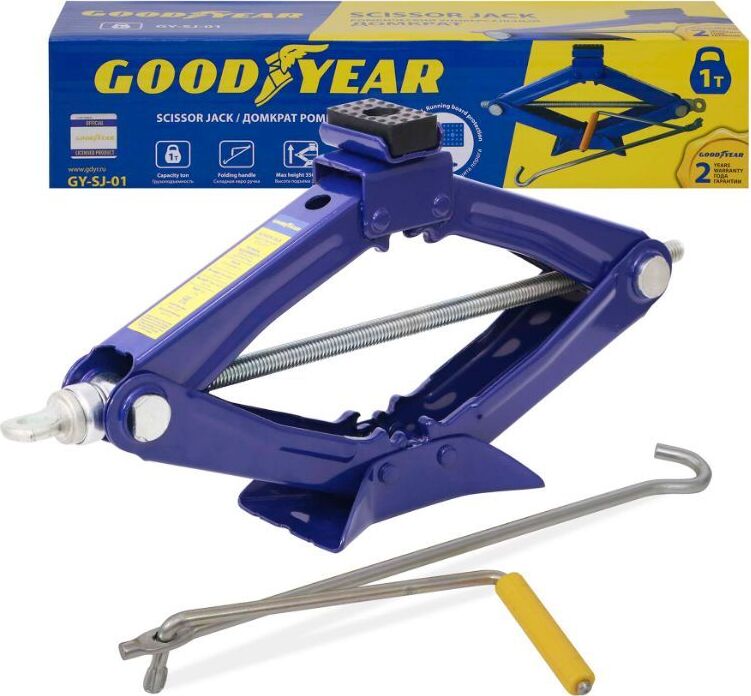 Домкрат ромбический GOODYEAR GY000910 GY-SJ-01 1 Т 95-350 ММ
